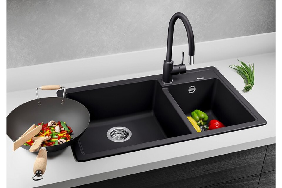 Фото Гранитная мойка Blanсo LEGRA 8 SILGRANIT черный