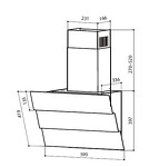 Превью картинка Наклонная вытяжка Lex RIO GS 600 BLACK воздухоочиститель #5