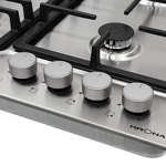 Превью картинка Газовая варочная панель KRONA NEBEL 60 IX W #5