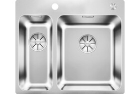 Картинка Blanсo SOLIS 340/180-IF/A чаша справа нерж.сталь полированная с отв. арм. InFino®