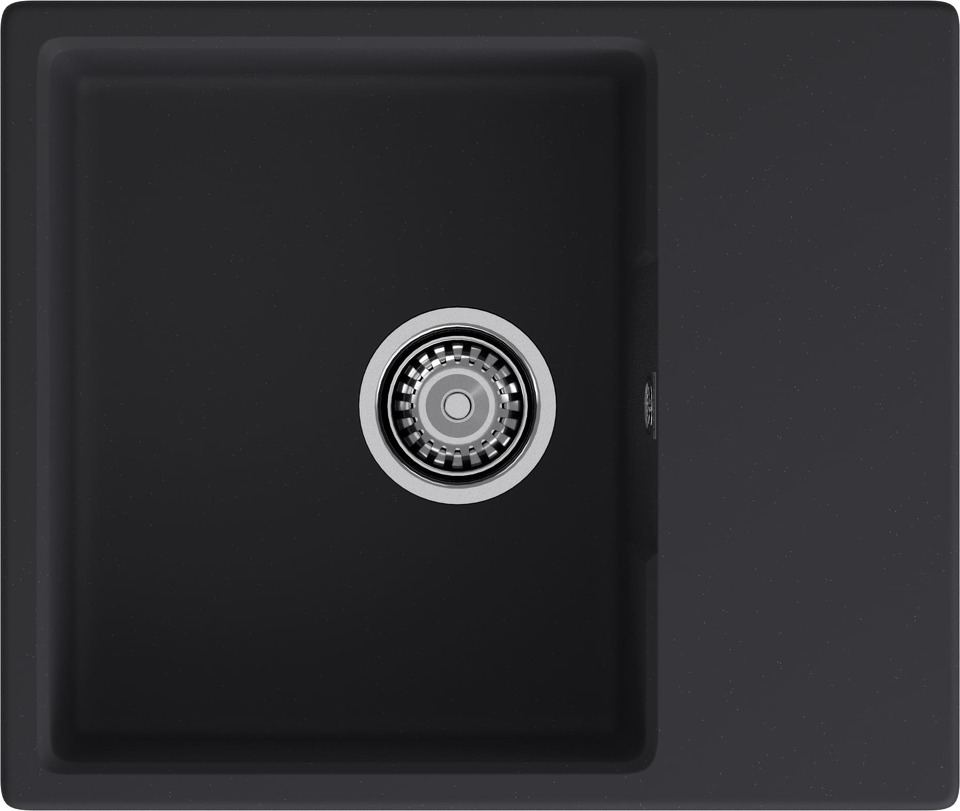 Фото Кварцевая мойка GranFest GF-URBAN 658L Черный