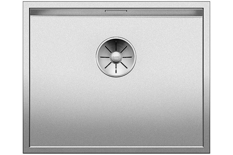 Фото Металлическая мойка Blanсo ZEROX 500-U нерж.сталь Durinox с отв. арм. InFino