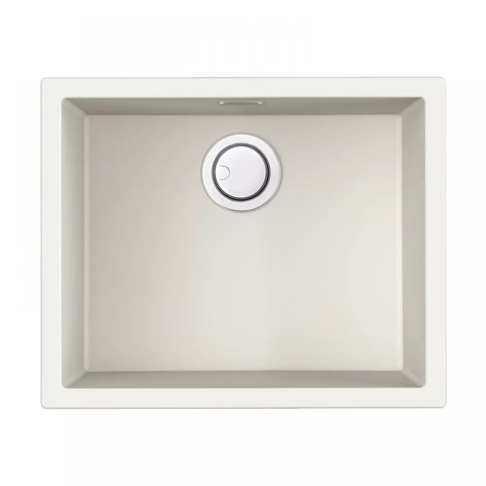 Фото Кварцевая мойка Omoikiri Yamakawa 55-U/I-WH Artceramic/белый