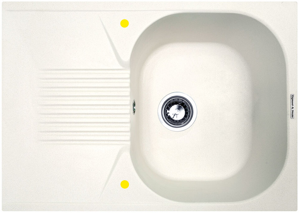 Фото Гранитная мойка Zigmund & Shtain KLASSISCH 695 Индийская ваниль