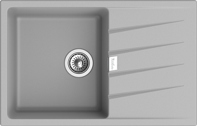 Картинка Rivelato RAUM 78 1-чаша 780*500мм grigio metallizzato