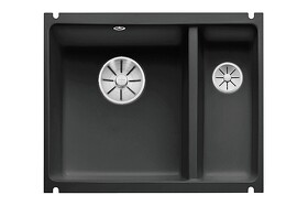 Картинка Blanсo SUBLINE 350/150-U керамика PuraPlus черный с отв.арм. InFino