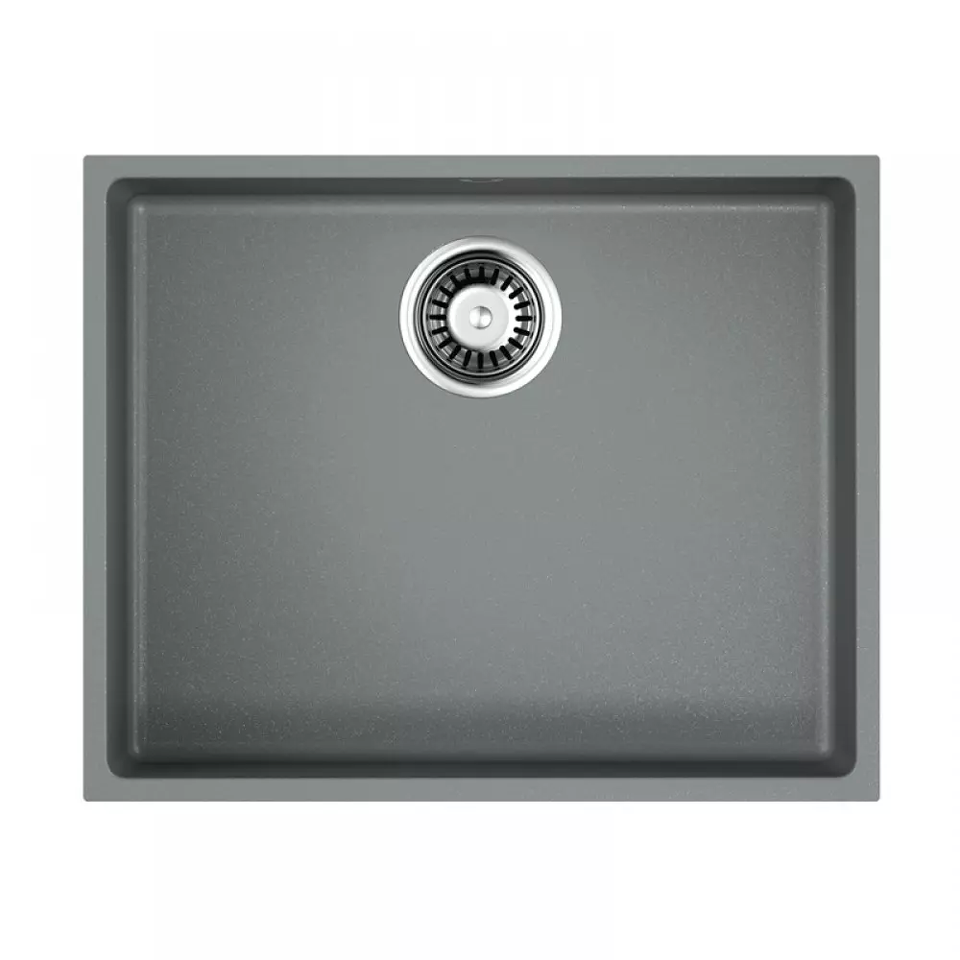 Фото Гранитная мойка Omoikiri Bosen 54-U-GR Tetogranit/leningrad grey