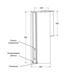Превью картинка Цилиндрическая вытяжка Lex TORO 350 GREEN воздухоочиститель #3