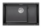 Превью картинка Гранитная мойка Blanсo SUBLINE 700-U Level SILGRANIT PuraDur антрацит с отв.арм. InFino #1