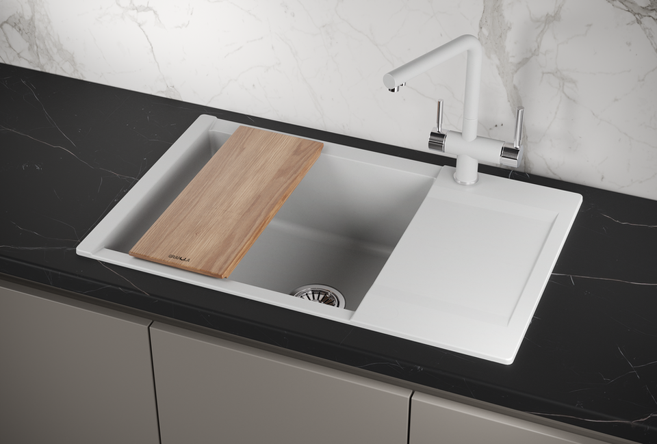 Фото Кварцевая мойка GRANULA 7807, АРКТИК