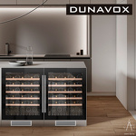 Превью картинка Шкаф винный  Винный холодильник (шкаф) компрессорный Dunavox 46 бут DAU-46.138B #5