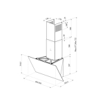 Превью картинка Наклонная вытяжка Lex Meta 500 White #5