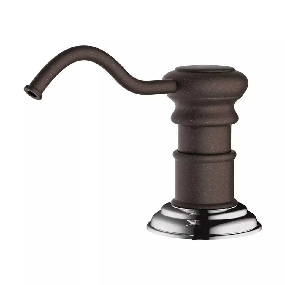 Фото Дозатор Omoikiri OM-01-DC латунь/темный шоколад