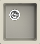 Превью картинка Кварцевая мойка Rivelato BERKANA 35 подст.монтаж 1-чаш 415*455 topazio #1