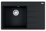 Превью картинка Гранитная мойка Franke CENTRO CNG 611/211-78 TL чаша слева черный матовый #1