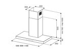 Превью картинка Т-образная вытяжка  Bertazzoni KT90P1AXT #3
