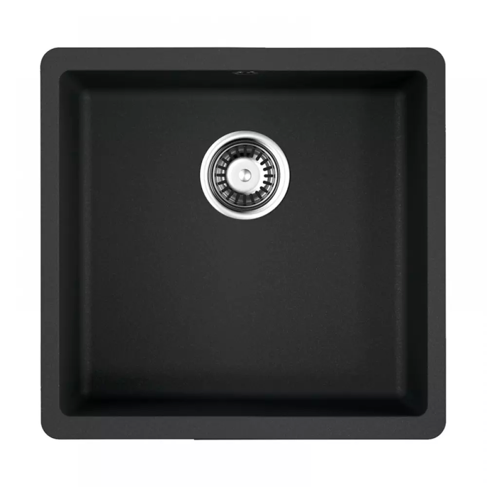 Фото Гранитная мойка Omoikiri Kata 44-U-BL Artgranit/черный