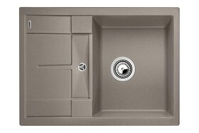 Картинка Blanсo METRA 45 S Compact SILGRANIT PuraDur серый беж, с клапаном-автоматом