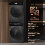 Превью картинка Стиральная машина с фронтальной загрузкой Weissgauff WM 59411 Direct Drive Inverter Steam Deep Grey #14