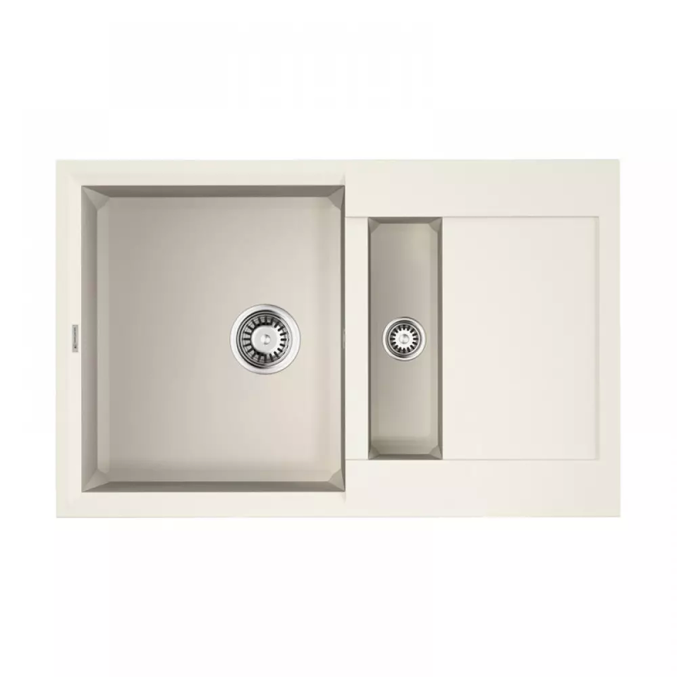 Фото Гранитная мойка Omoikiri Sakaime 78-2-WH Tetogranit/белый