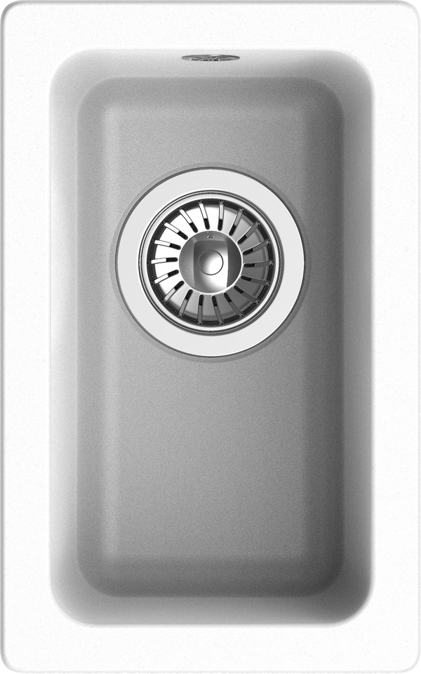 Фото Кварцевая мойка Rivelato BERKANA 25 подст.монтаж 1-чаш 305*455 brina