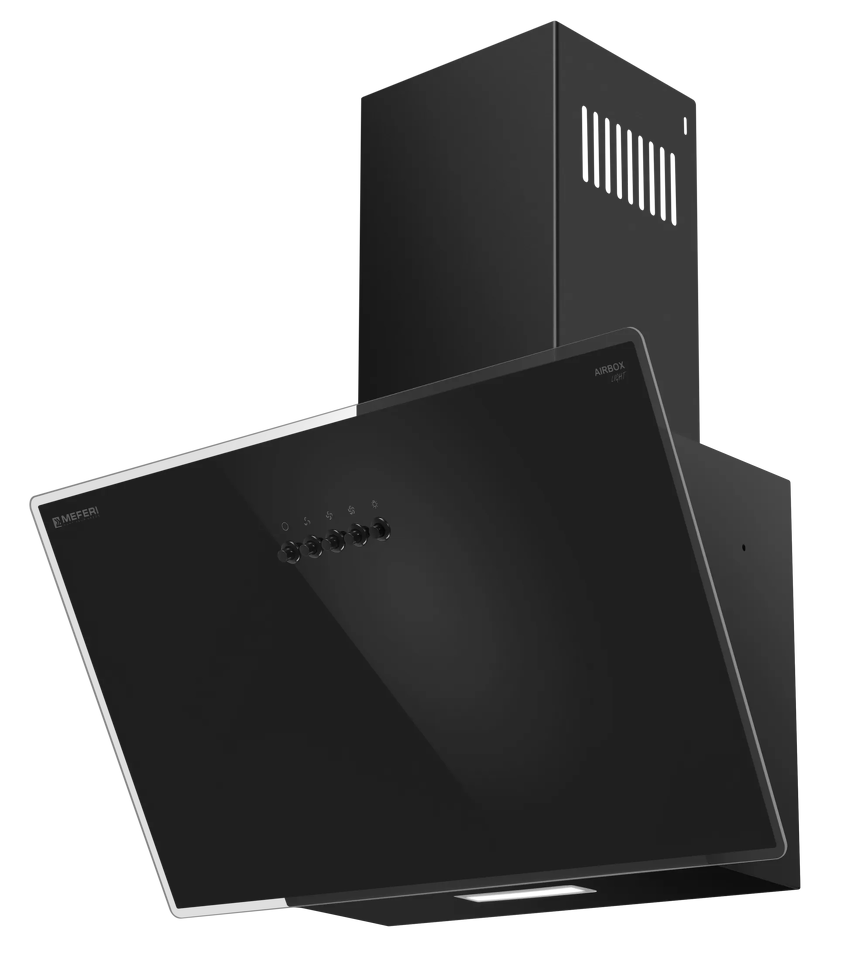 Фото Наклонная вытяжка Meferi AIRBOX60BK LIGHT