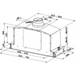 Превью картинка Полновстраиваемая вытяжка Faber IN-LIGHT INOX A52 EVO+ #2