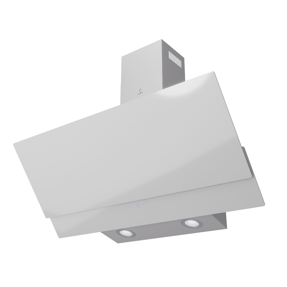 Фото Наклонная вытяжка Lex ARIA 900 WHITE воздухоочиститель