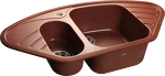 Превью картинка Мраморная мойка GranFest CORNER 960E Красный марс #1