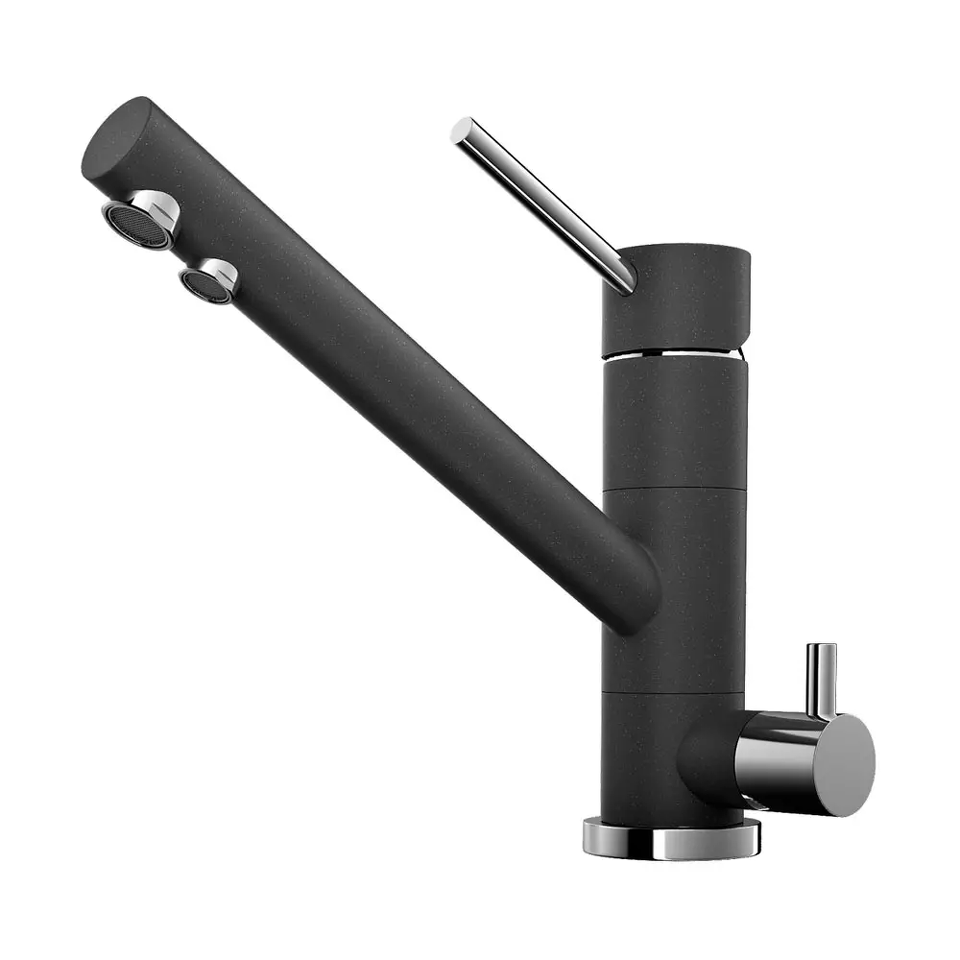 Фото Смеситель для кухни Omoikiri Tonami-BL латунь/черный