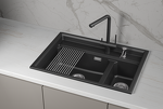 Превью картинка Кварцевая мойка GRANULA 7302i, ШВАРЦ #1