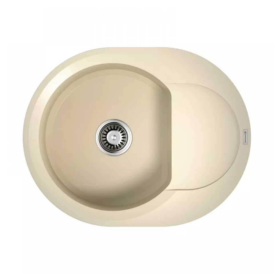 Фото Гранитная мойка Omoikiri Sakaime 60E-BE Tetogranit/ваниль