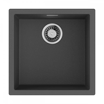 Превью картинка Гранитная мойка Omoikiri Yamakawa 45T-U/I-PL Tetogranit/платина #1