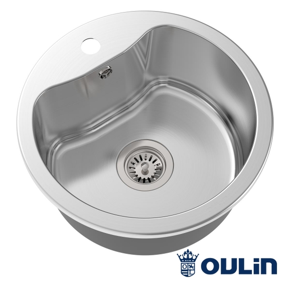 Фото Металлическая мойка Oulin OL-357