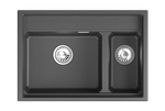 Превью картинка Кварцевая мойка GRANULA 7302i, ЧЁРНЫЙ #2