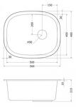 Превью картинка Кварцевая мойка EMAR EMQ-1560.P Барит #3
