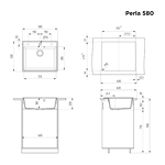 Превью картинка Кварцевая мойка Maunfeld MFQS-580W #3