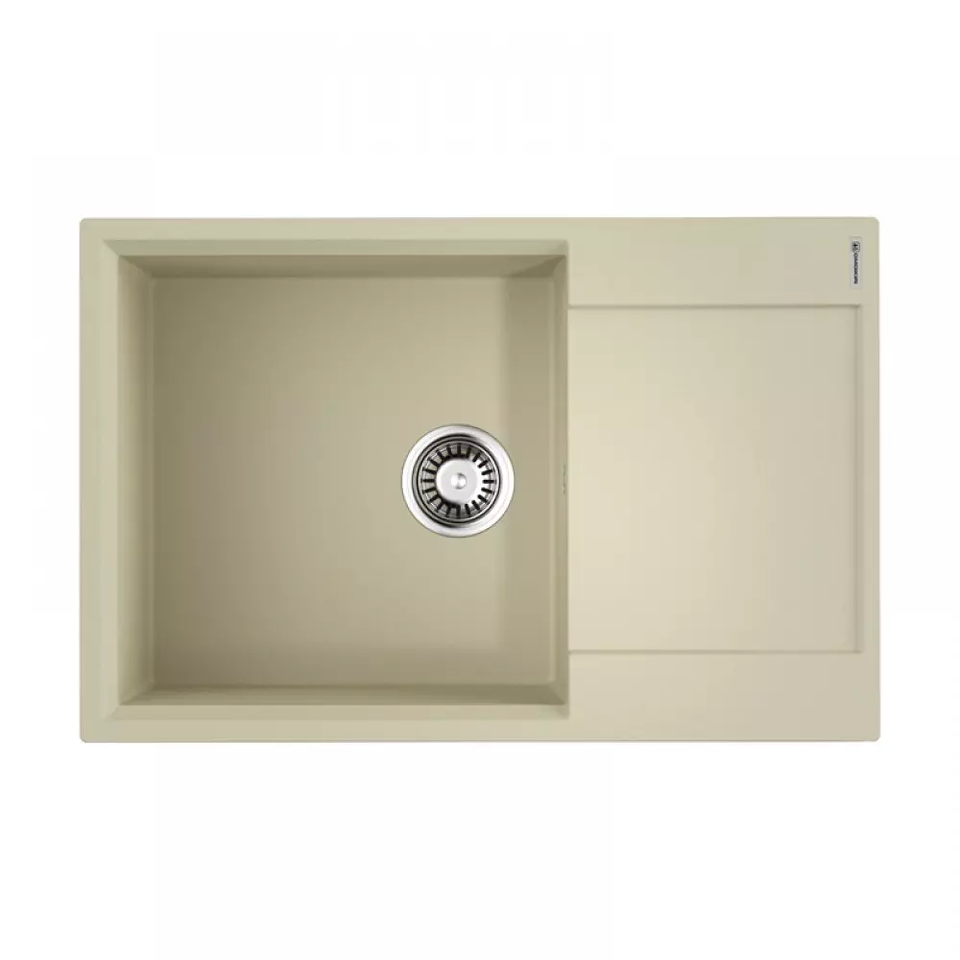 Фото Гранитная мойка Omoikiri Daisen 78-LB-BE Artgranit/ваниль