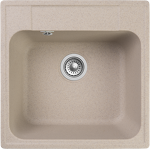 Превью картинка Кварцевая мойка GranFest GF-QUARZ 48 Песочный #1