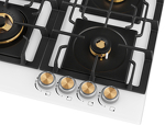 Превью картинка Газовая варочная панель Weissgauff HGG 641 WV Volcano Burner Nano Glass #15