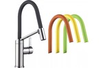 Превью картинка Смеситель для кухни Blanсo VIU-S четыре съемных гибких шланга в комплекте: лава, киви, лимон, апельсин #1
