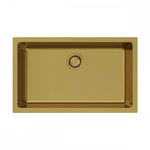 Превью картинка Гранитная мойка Omoikiri Okinoshima 76-U/I-G Matt Natceramic/золото матовое #1