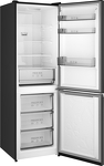 Превью картинка Холодильник с нижней морозилкой Weissgauff WRK 185 Total NoFrost Inverter Black Inox #15