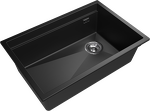 Превью картинка Гранитная мойка Rivelato LINO 654-R 1-чаш 650*440 antracite #2