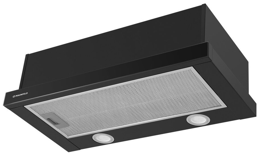 Фото Встраиваемая вытяжка Maunfeld VS Light Glass 60 черное стекло