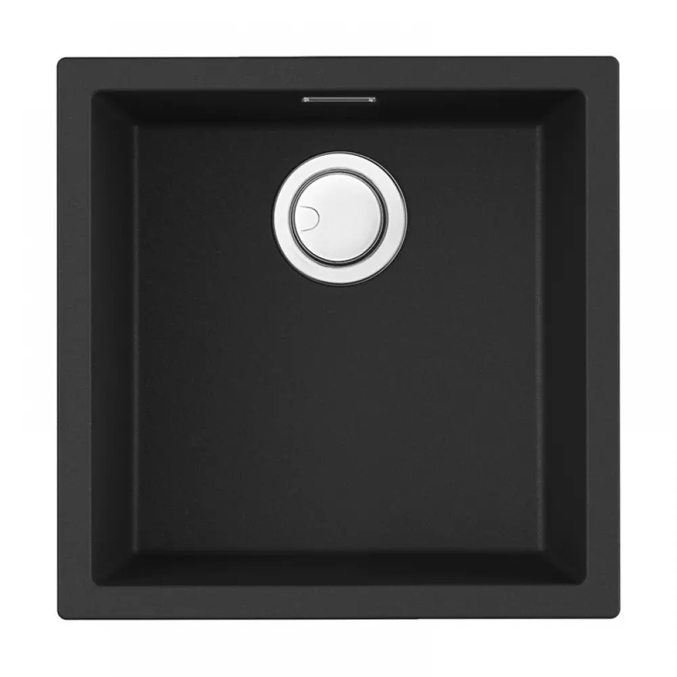 Фото Кварцевая мойка Omoikiri Yamakawa 45-U/I-GB Artceramic/графит