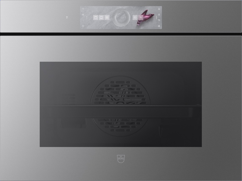 Фото Электрический духовой шкаф V-ZUG Combair V6000 45 C6T-21067 платина