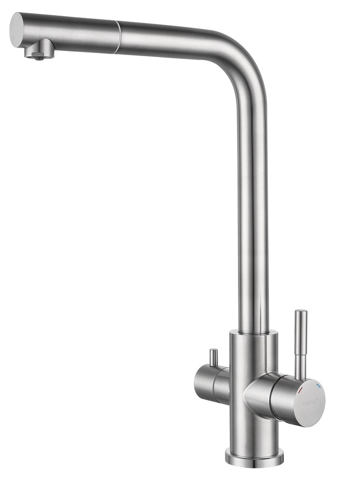 Фото Смеситель для кухни GranFest Z-5421 Нержавеющая сталь