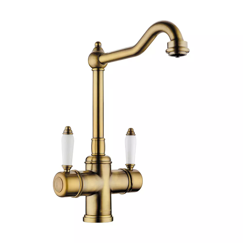 Фото Смеситель для кухни Omoikiri Tottori-AB-022 латунь/античная латунь