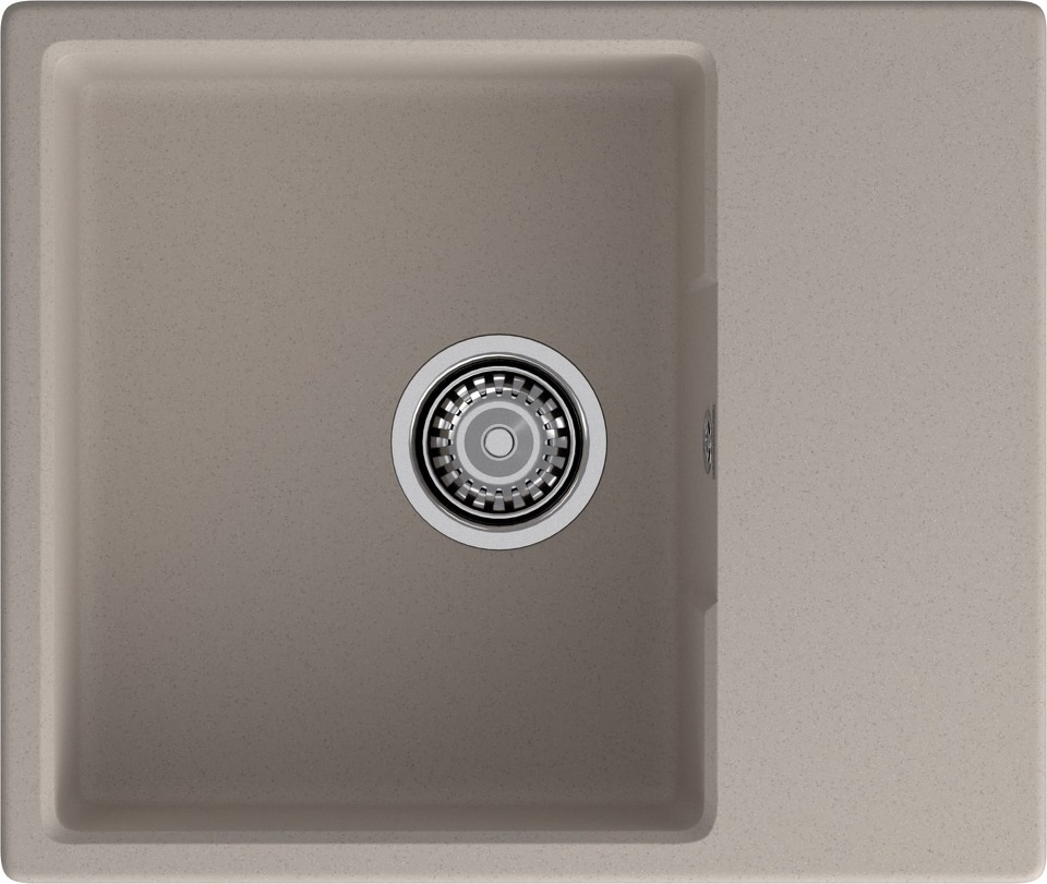 Фото Кварцевая мойка GranFest GF-URBAN 658L Песочный